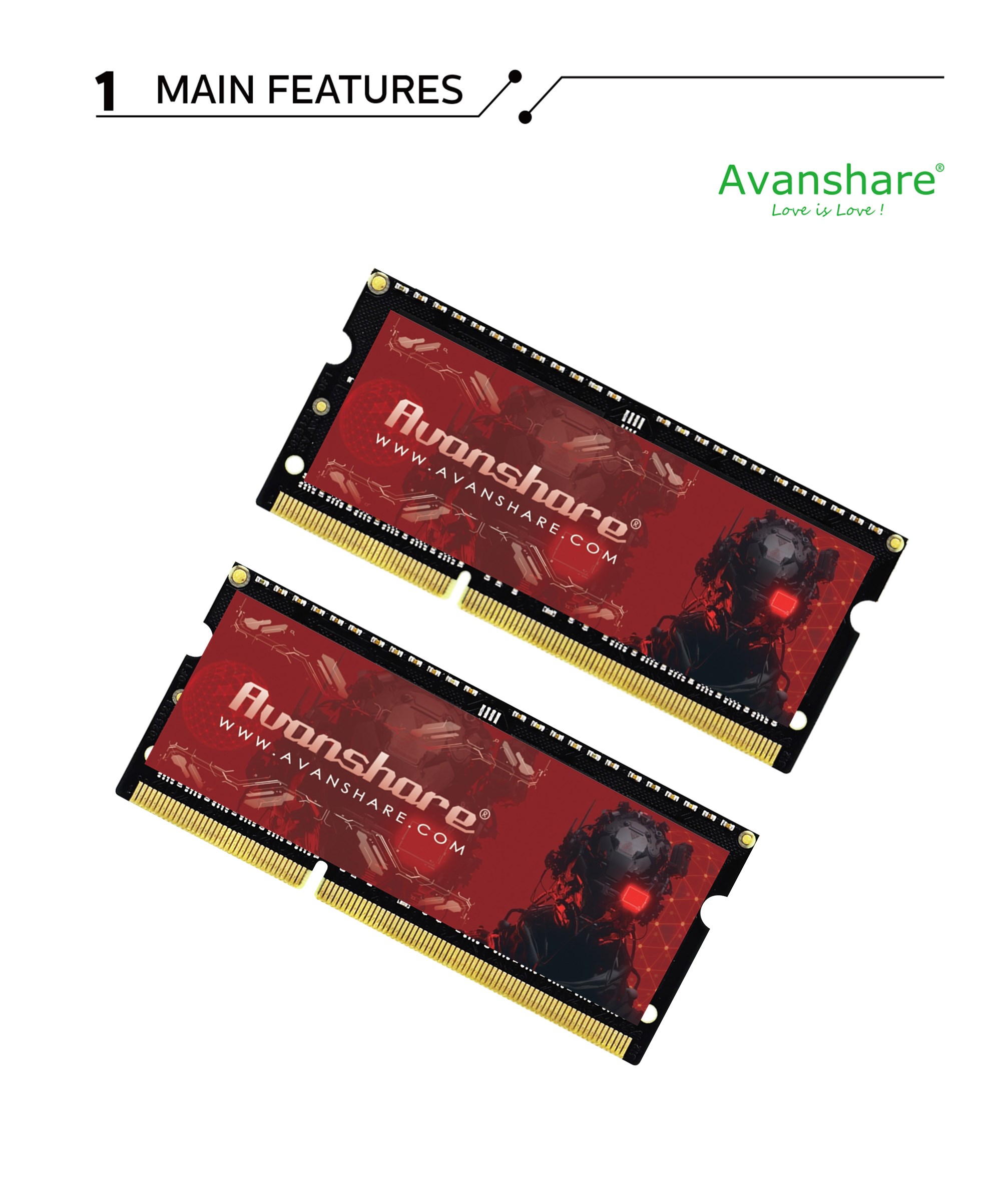 Ddr5 4800Mhz - Memoria RAM Avanshare DDR5 DDR4 DDR3