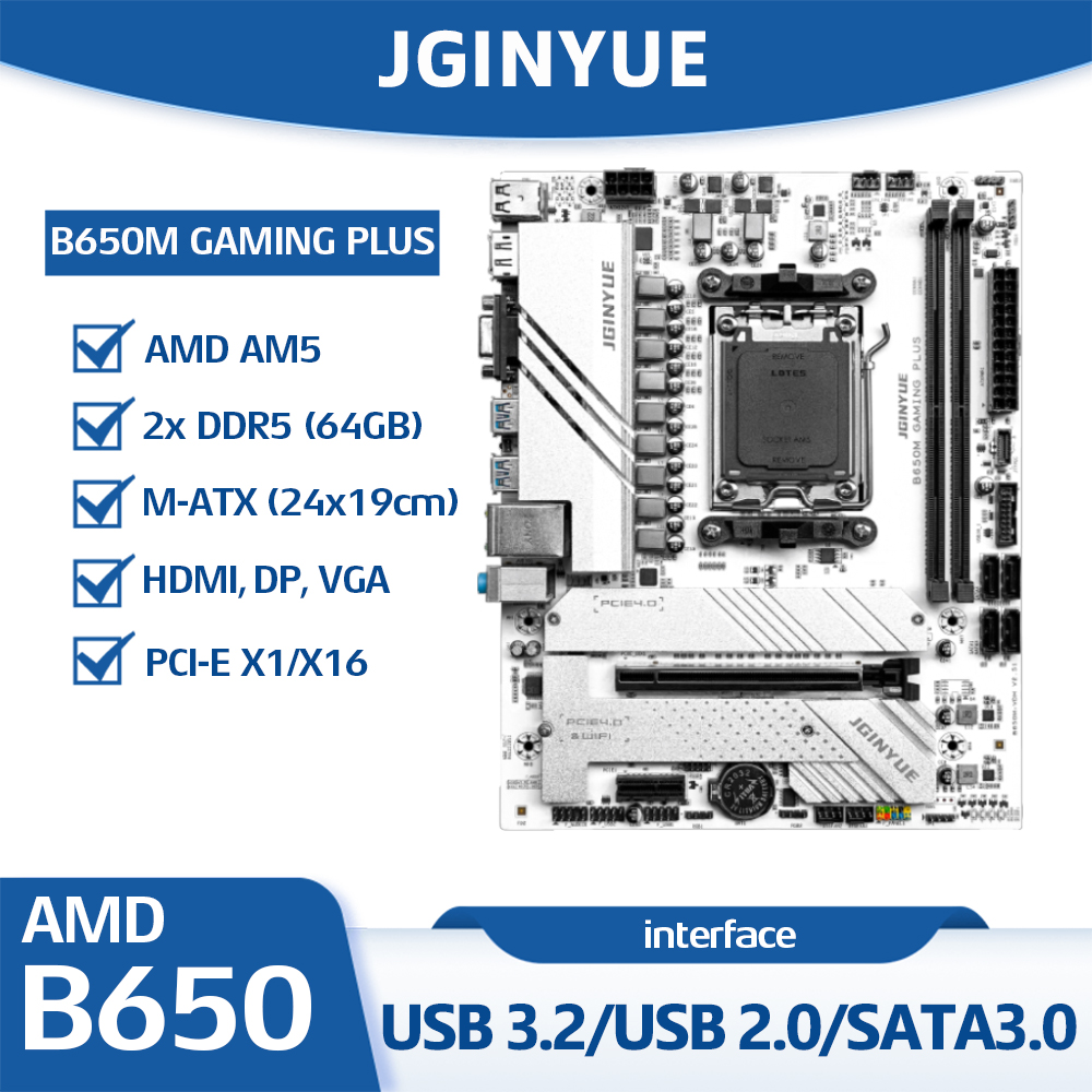 Ddr5 64Gb - Scheda Madre JGINYUE B650M GAMING PLUS