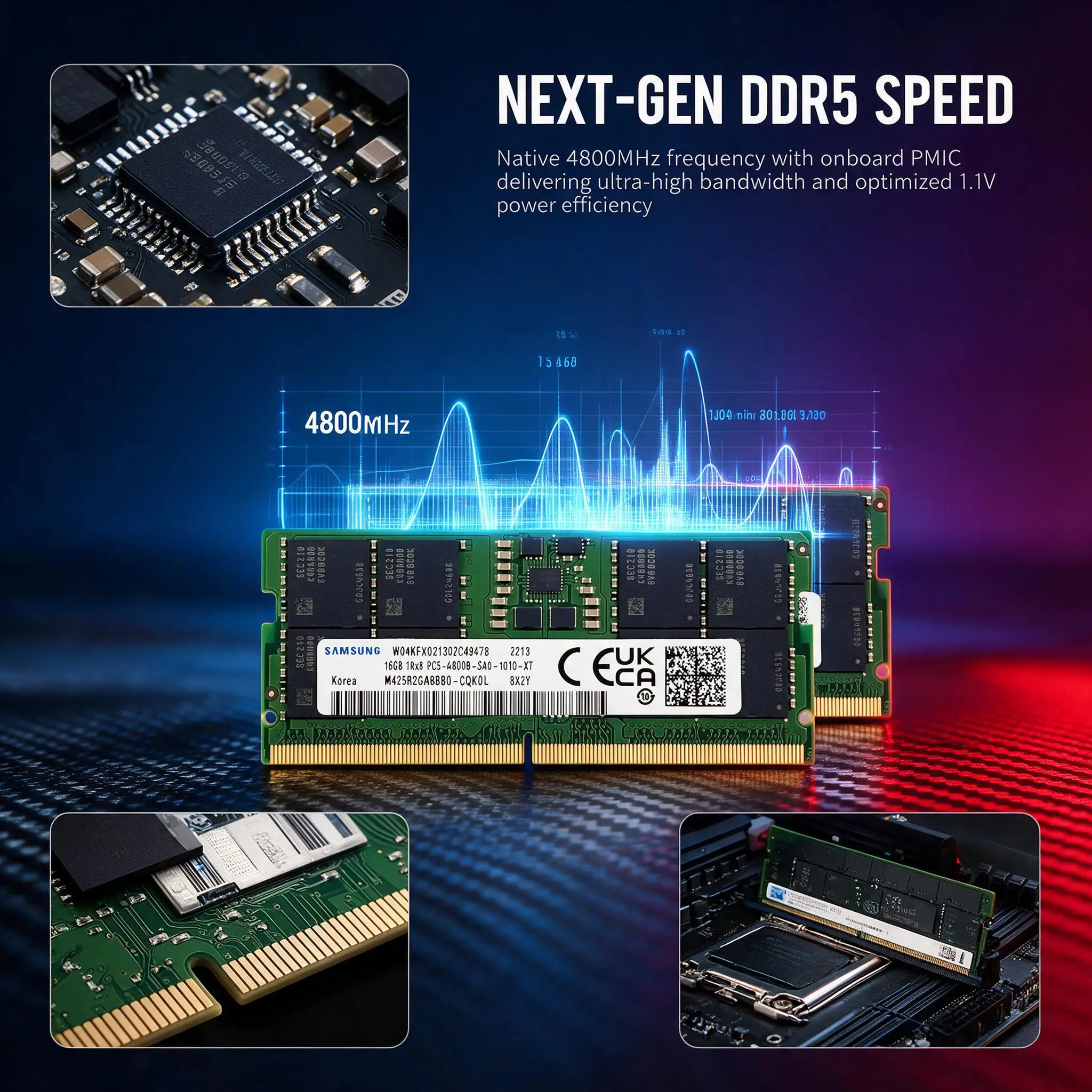 RAM SAMSUNG DDR5 SODIMM 8GB 8G - Ddr5 Laptop Ram recensione e prezzo