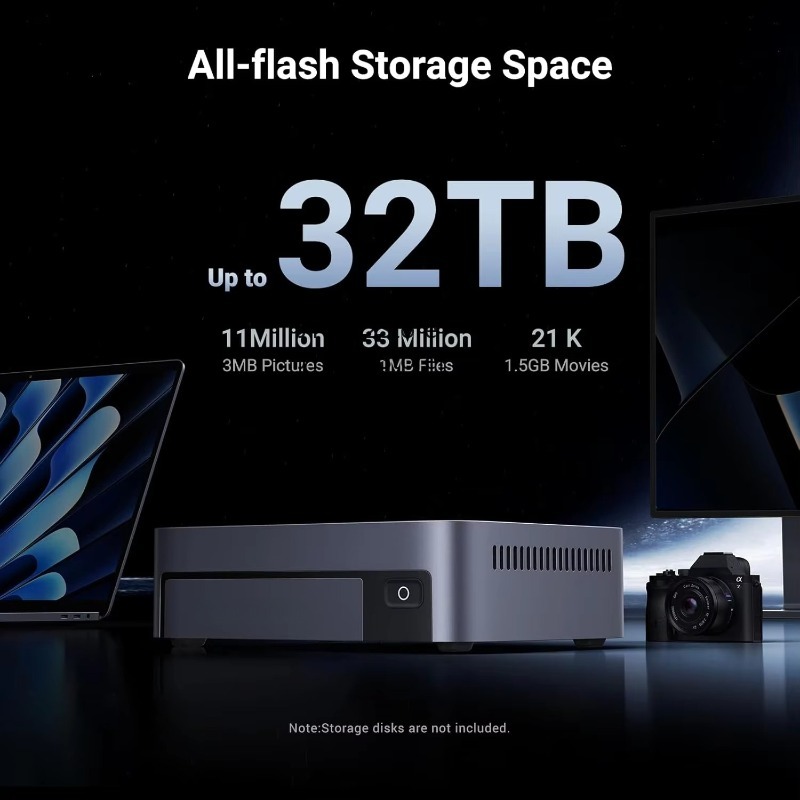 NASync DXP480T Plus NAS All-Fl - Ddr5 8Gb recensione e prezzo