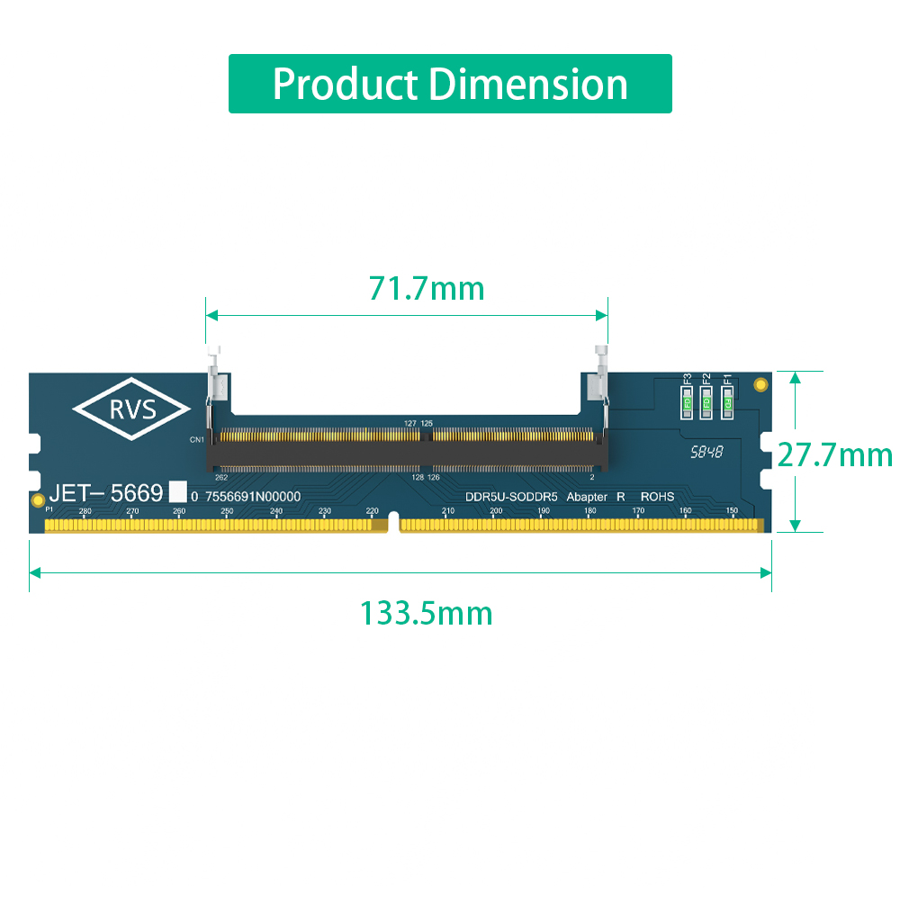 2 Pezzi Adattatore da RAM DDR5 - Ddr5 Laptop Ram recensione e prezzo