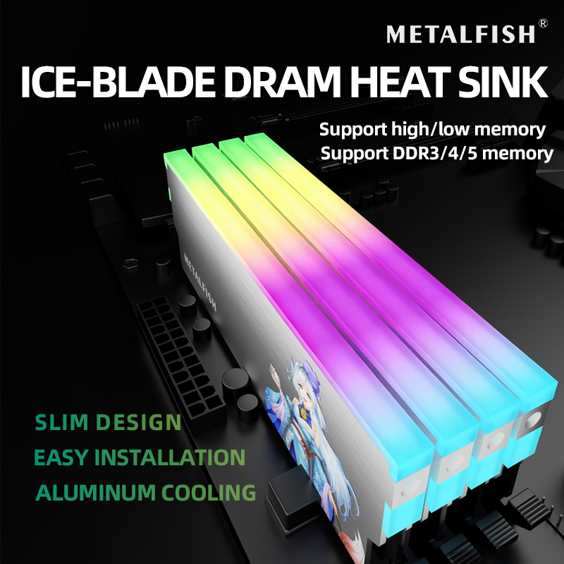 METALFISH DRAM Dissipatore di  - Ddr5 Rgb Ram recensione e prezzo