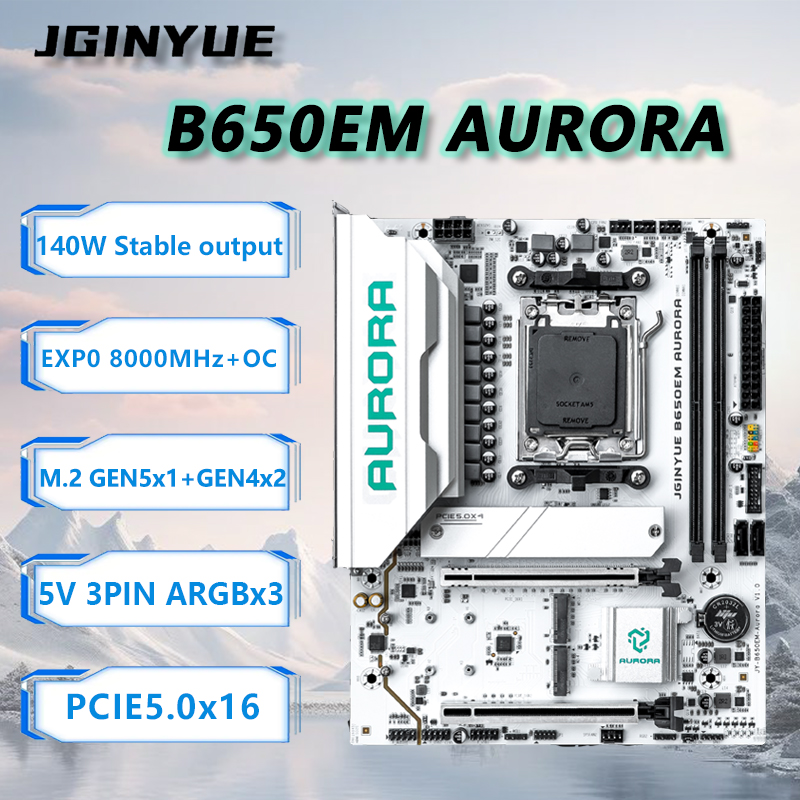 JGINYUE B650M AURORA Nuova sch - Ddr5 Rgb Ram recensione e prezzo