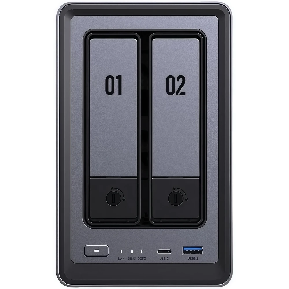 NAS a 2 Bay Intel N100 Quad Co - Ddr5 Ram recensione e prezzo